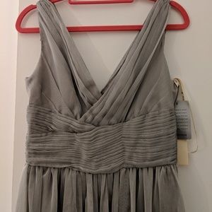 Grey Bridesmaid Dress